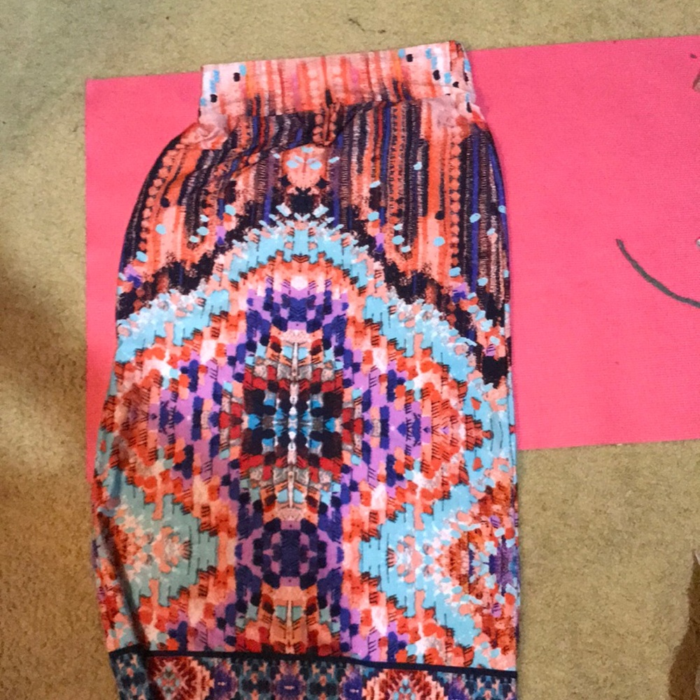 Colorful maxi skirt